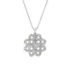 Medium 4 Leaf Clover Heart Pendant