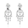 Small Heart Chandelier Diamond Drop Earring
