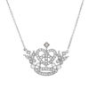 Large Royal Crown Heart Necklace